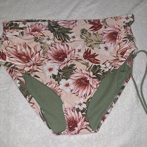Kona SOL XL Floral High-Waisted Bikini Bottoms